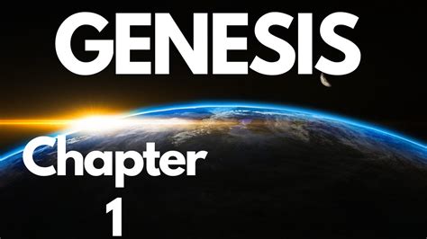 Chapter 1: Genesis .